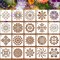 JULMELON 20 PCS Mandala Stencil, 3 Inch Mandala Stencils for Wood, Reusable Plastic Rock Painting Stencils DIY Art Projects Fabric Canvas Wall